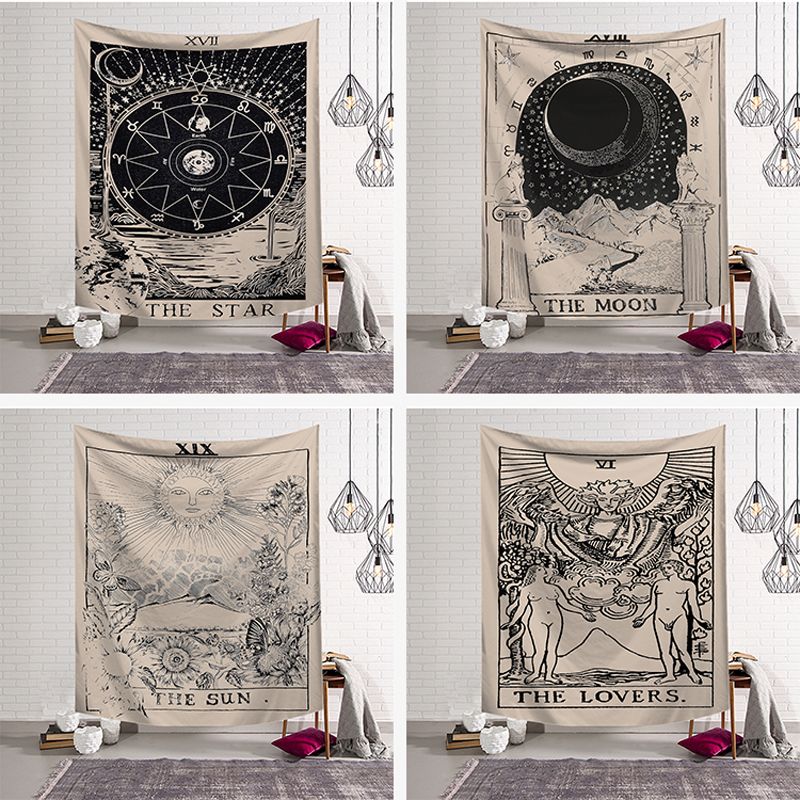 ins tapestry tapestry Nordic tarot room renovation decoration tapestry tapestry dormitory decoration bedside hanging painting