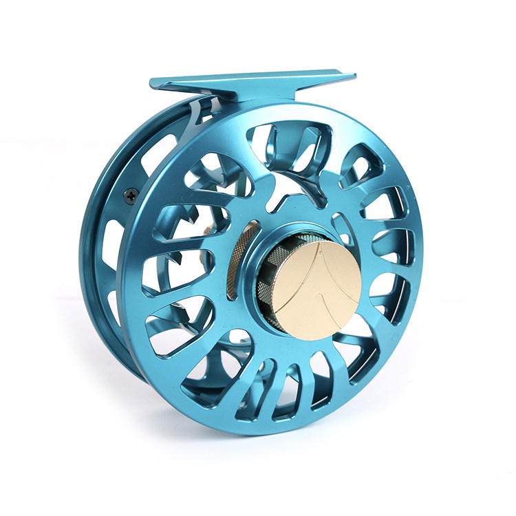 Shield Blue Waterproof Fly Fishing Reel Fly Fly Reel Big Object Reel Freshwater Seawater Fishing Reel Jiumei Fly Fishing
