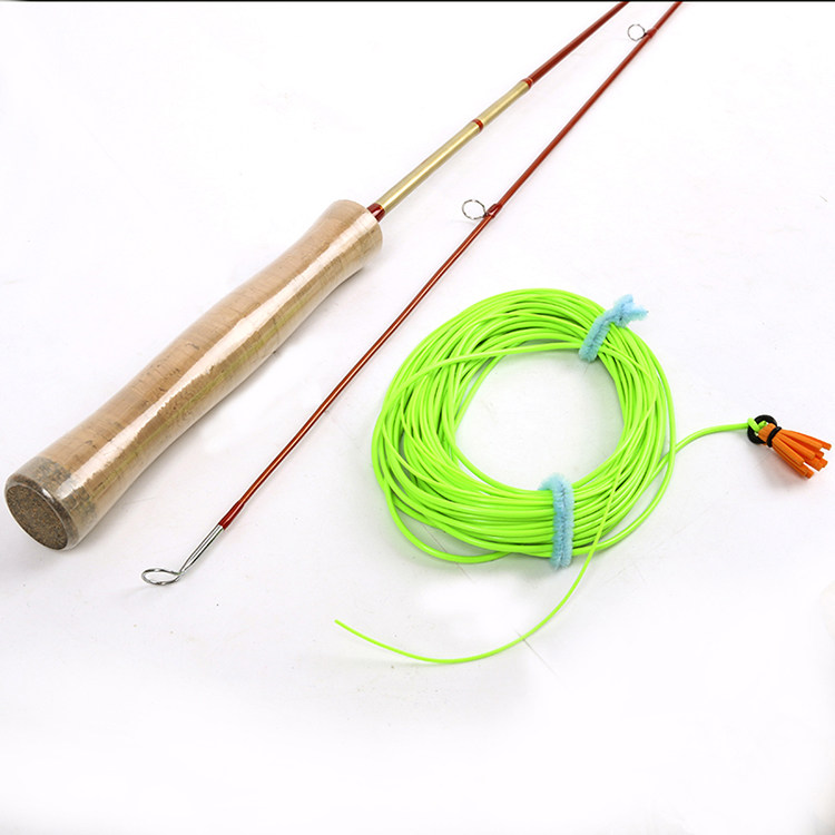 Fly fishing fly fishing throwing practice rod 2 sections 1 3 m fly rod V-Practice Jiumei fishing gear