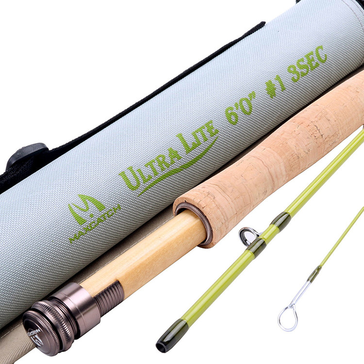 Medium and fast adjustment fly rod fly fishing rod No. 1 small stream rod trout horse mouth white hair hook rod Jiumei fly fishing