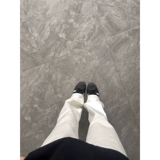 Белые цветные высококлассные джинсы, летние штаны, штаны-клёш, свободный прямой крой, в американском стиле