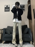 Желтая грязь сплайсированная стиль [похудение и длинные ноги]