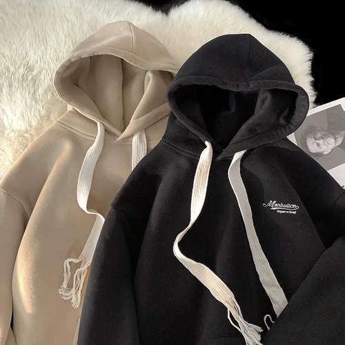 Tide, утепленная толстовка с капюшоном, парная одежда для влюбленных, куртка, в американском стиле, оверсайз