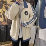 Весенняя мужская трендовая спортивная осенняя демисезонная куртка, в корейском стиле