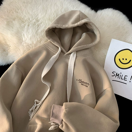 Tide, утепленная толстовка с капюшоном, парная одежда для влюбленных, куртка, в американском стиле, оверсайз