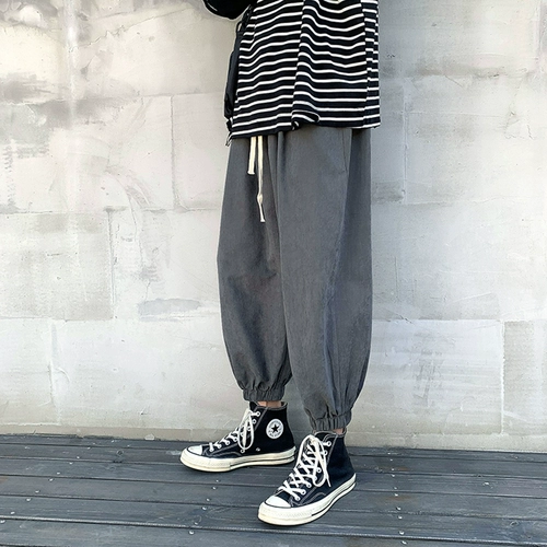 Tide, трендовые тонкие штаны, оверсайз, свободный крой, в корейском стиле