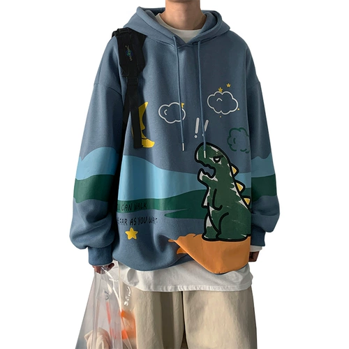 Tide, трендовая толстовка с капюшоном, осенняя куртка для влюбленных в стиле хип-хоп, коллекция 2021, свободный крой