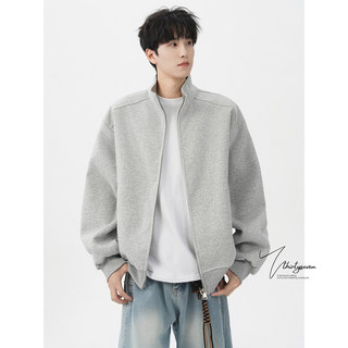 American heavyweight stand collar jacket