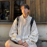 Осенняя японская трендовая рубашка для отдыха, подходит для подростков