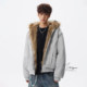 Mountain Eagle Warm Large Fur Collar Hooded Cotton Jacket for Men Mountain Eagle Warm Large Fur Collar Hooded Cotton Jacket for Men