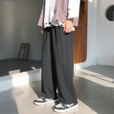 Мужские осенние трендовые штаны, свободный прямой крой, коллекция 2021