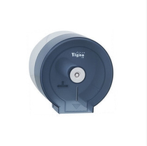 Bathroom wall-mounted transparent small roll paper box toilet paper holder with lock toilet paper towel rack paper box