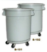 Chaobao B- 102 101 round storage bucket with base 120 liters four wheel with lid waste bin waste storage barrel