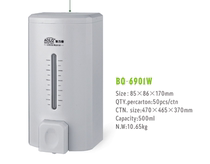 Orich BQ-6901W single head soap dispenser hand sanitizer box single hole hand sanitizer transparent soap dispenser