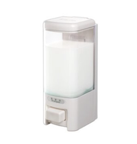 Single head dispenser wall type soap dispenser liquid box manual soap dispenser 500ml White-single cell