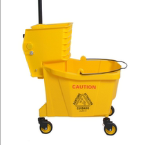 Super clean and bright 36L water squeezing truck hotel cleaning mop squeezing bucket water cleaning truck B-040