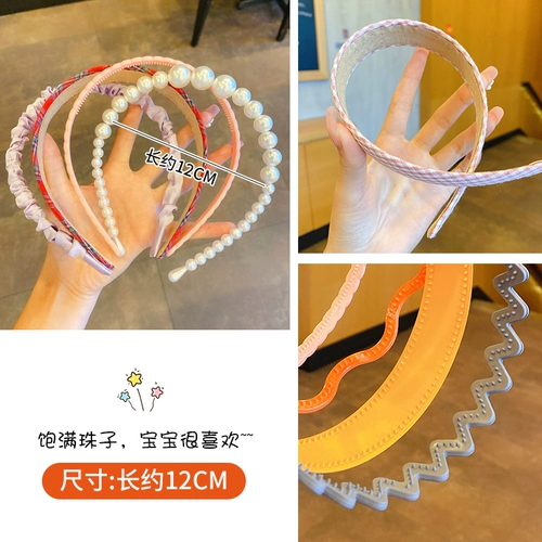 Детская ткань, ободок, детские шпильки для волос, аксессуар для волос для принцессы, Южная Корея