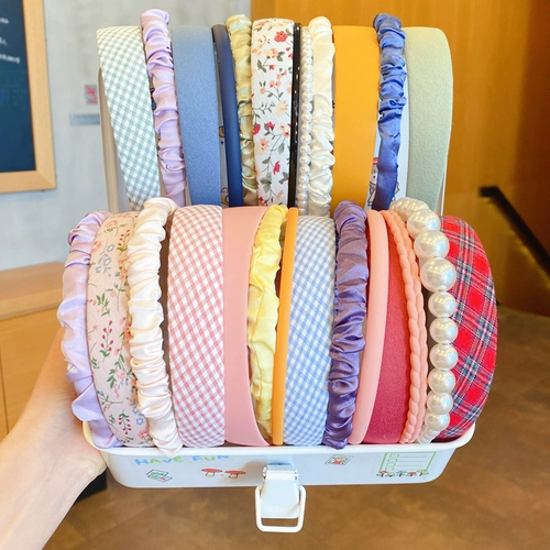 Детская ткань, ободок, детские шпильки для волос, аксессуар для волос для принцессы, Южная Корея