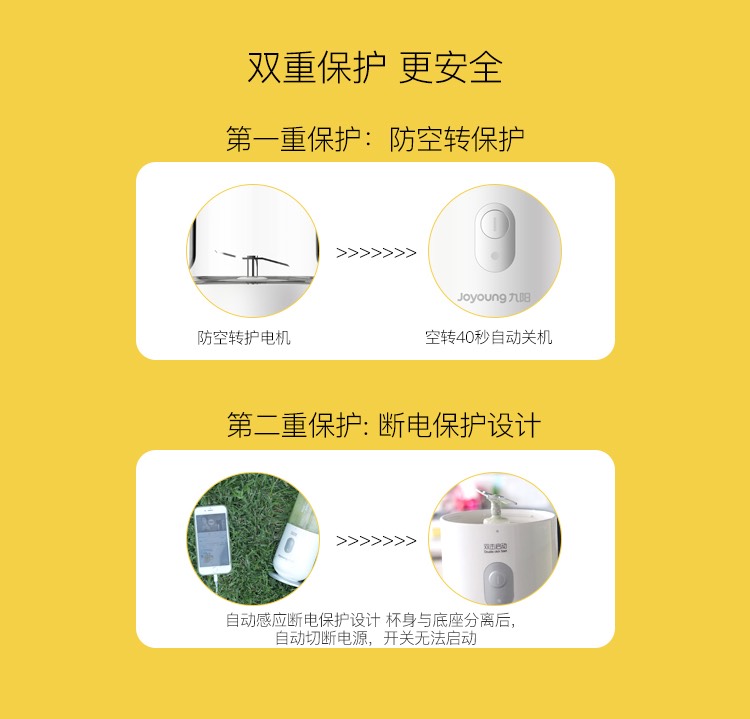 máy ép nước trái cây Jiuyang máy ép trái cây mini hộ gia đình nhỏ nước ép máy điện nước ép lắc lắc cốc thực phẩm sạc - Máy ép trái cây máy xay sinh to philips
