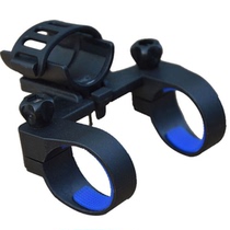 Bicycle flashlight holder mountain bike light holder headlight clip bright flashlight center fixed seat night riding equipment