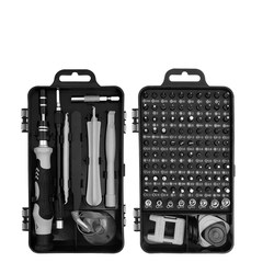 115-in-1 Screwdriver Set with Strong Magnet, High Hardness, Multi-Functional, Multi-Purpose Disassembly Tool Set, Special-Shaped Screwdriver