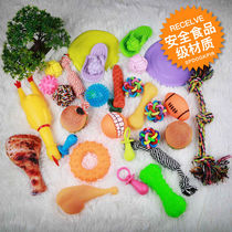 Dog toy bite-resistant molar stick sound toy ball for puppies small and medium-sized dogs dog teasing package dog boredom relief artifact