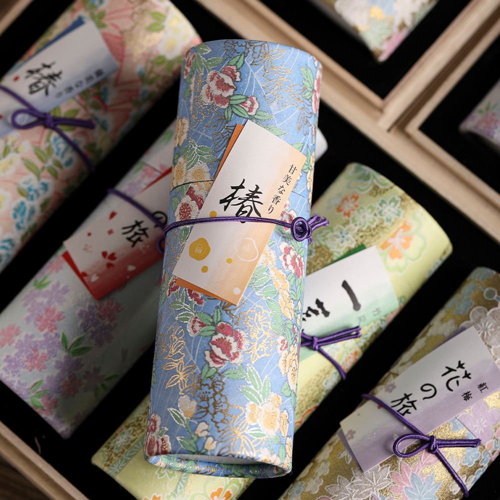 Japan Import Onoye Qingming Hall Classic Series Flower Fragrant Gift Box Cherry Blossom Red Leaf Multi Taste Optional Day Style Incense-Taobao