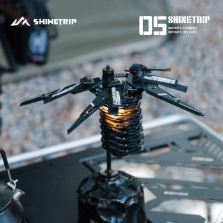 山趣户外露营灯架野营深翼机甲灯阵战术19灯38灯照明氛围灯野外挂