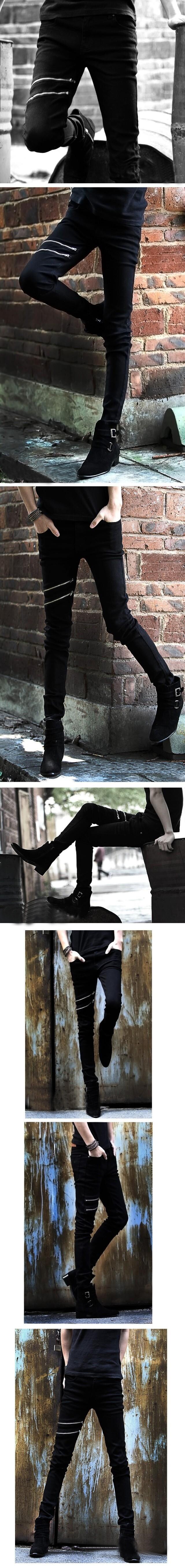 Jeans pour jeunesse pieds Slim pour printemps - Ref 1466159 Image 9