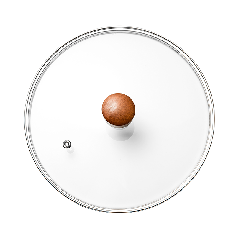The pressure cooker is suitable for glass cover