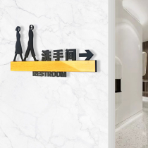 Creative toilet door number toilet sign men and women toilet sign personality WC sign sign sign customized