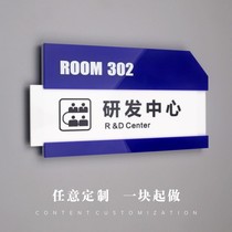 Replacement company office number room card school class classroom hospital department acrylic sign customization