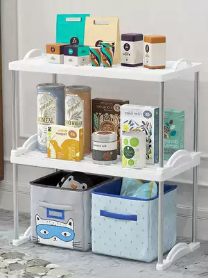 Desktop shelf kitchen bathroom under sink shelf living room office floor multi-level storage shelf