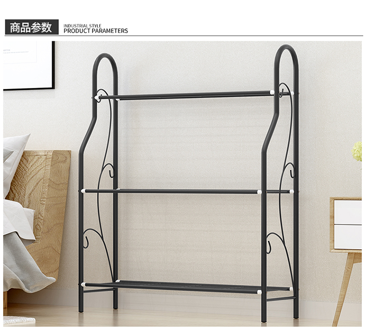 Sàn hoa đứng Sorno Sắt nhiều lớp phòng khách ban công chậu hoa treo tường giá treo củ cải xanh - Kệ mẫu giá sách đẹp