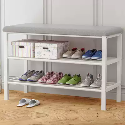 Shoe rack Multi-layer simple household economical shoe stool shoe cabinet assembly modern simple door dormitory storage shelf