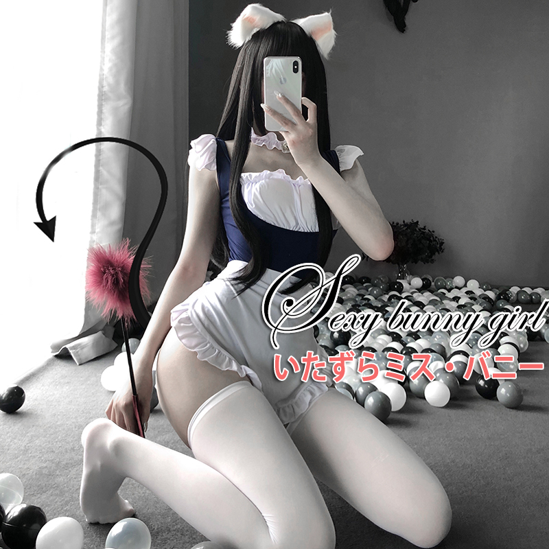 cosplay sexy student uniform suit bunny suit bunny girl maid outfit jumpsuit costume