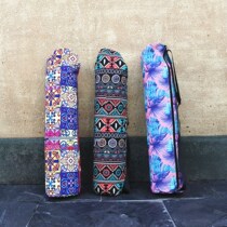 Original fashion canvas yoga mat storage bag Mens and womens yoga bag Lightweight yoga backpack fitness storage bag
