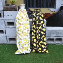 Europe and the United States tide brand Canvas flipper bag Free diving long flipper bag Snorkeling fins bag Diving flipper equipment backpack