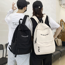 Tide Card Shoulder Bag 2022 new Han Edition High School Simply Backpack female college students large capacity male class package