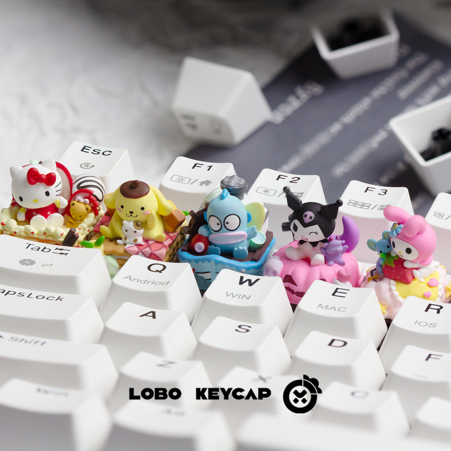 KeyKobo 支配恶魔键帽：解锁你的键盘新大陆，让键入变成艺术！-键帽