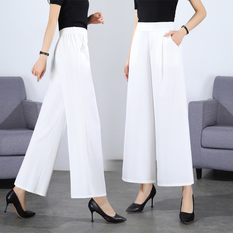 Authentic New Summer Hangzhou Silk Women's Pants, Plus Size, Premium Mulberry Silk, Thin, Versatile, High-End, Fashionable Cropped Pants Authentic New Summer Hangzhou Silk Women's Pants, Plus Size, Premium Mulberry Silk, Thin, Versatile, High-End, Fashionable Cropped Pants