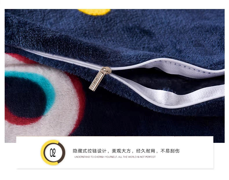 Mùa đông dày gia đình ấm áp nhung san hô bốn luật Levin cashmere flannel tấm hai mặt quilt giường 1.8m - Bộ đồ giường bốn mảnh