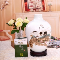 Porcelain Jingdezhen ceramic vases handicrafts living room Xu Qinggeng Songhe Changchun Ming and Qing classics