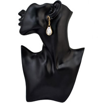 European and American beautiful new fashion retro earrings female personality geometric triangle long tassel earrings versatile accessories