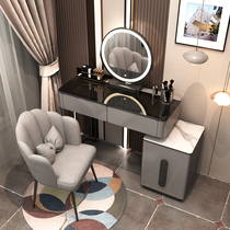 Dressing table makeup mirror bedroom modern minimalist small apartment light luxury net red ins Nordic desk makeup table one