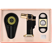 CIGARLOONG cigar ashtray large diameter three-piece set sharp scissors direct lighter gift box