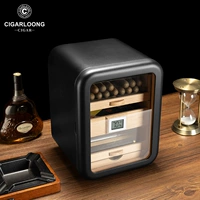 Холодный черный без фонаря [с термометром и гигрометром + увлажнитель]