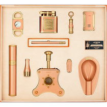 CIGARLOONG cigar direct lighter sharp scissors large diameter cigarette holder ten-piece set CL-TZ250