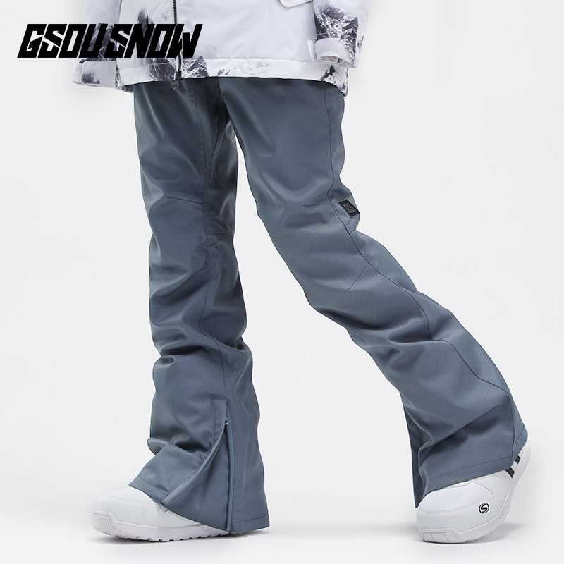 GsouSnow Ski Pants Women's Snowboard Double Board Skinny Edition Warm Waterproof Snow Pants Snow Pants Snow Country Equipment Snow Pants Men