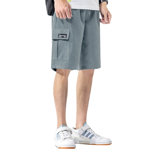 Летние шорты, тонкие трендовые штаны, оверсайз, в корейском стиле, свободный прямой крой